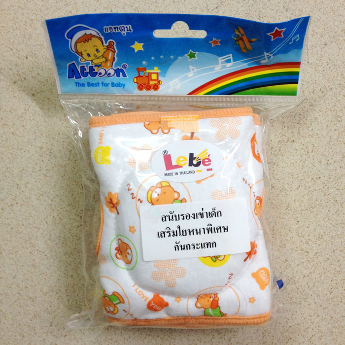 สนับเข่าเด็ก Attoon เสริมใยหนาพิเศษ ปรับขนาดได้