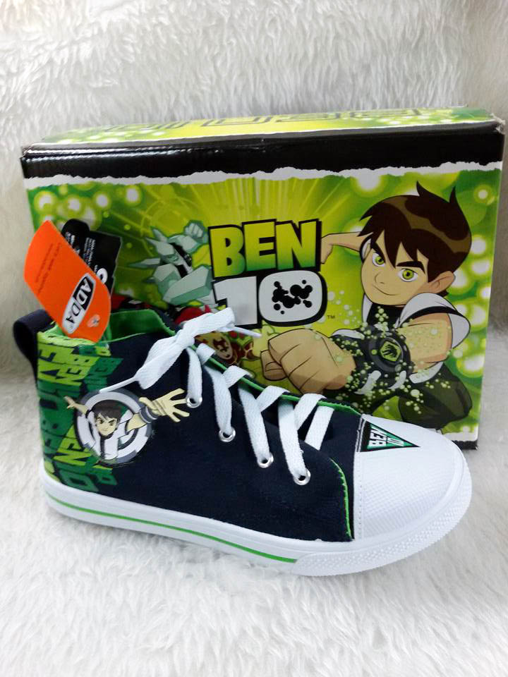 รองเท้าผ้าใบท็อปบู๊ท ADDA ลาย Ben10
