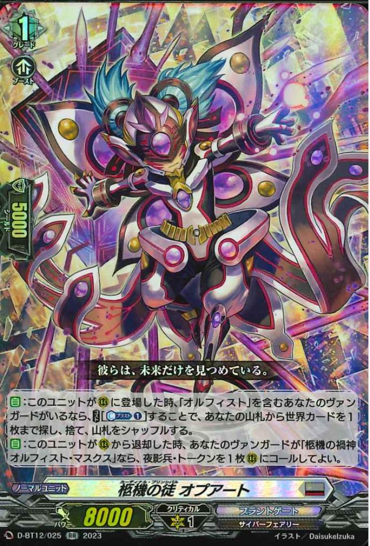 D-BT12/025 Cardinal principle Opart RR