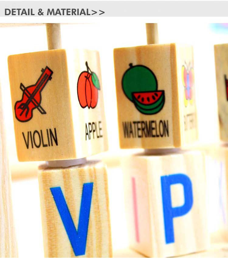 ของเล่นไม้ นาฬิกานับเลข เสริมทักษะ Multi-Purpose Computation Frames