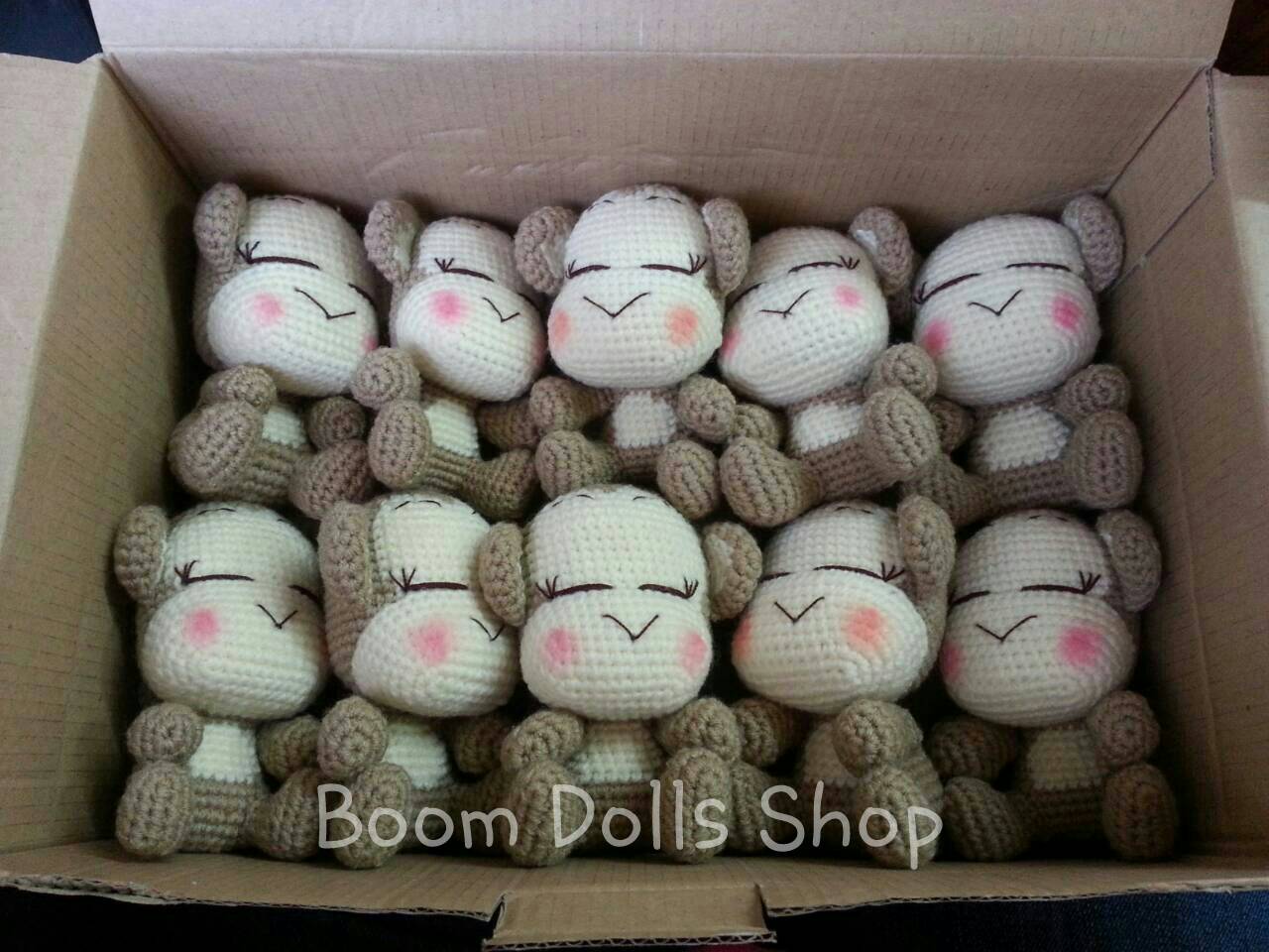ตุ๊กตาถักลิงห้อยกระเป๋า