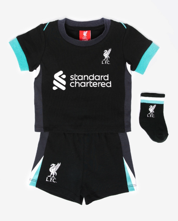 เสื้อเด็กลิเวอร์พูล Baby 24/25 Away Kit Set ของแท้