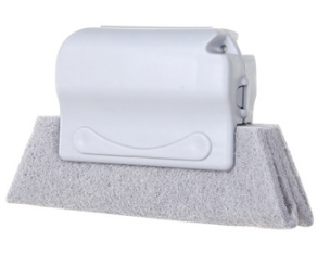 ที่ทำความสะอาด ร่องหน้าต่างบานเลื่อน และมุมต่างๆ สีเทา