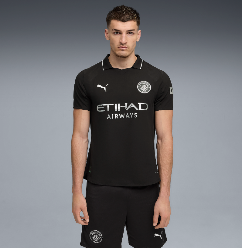 เสื้อแมนเชสเตอร์ ซิตี้ 2025 2026 ทีมเยือน Away Authentic เวอร์ชั่นนักเตะในกล่องของขวัญของแท้