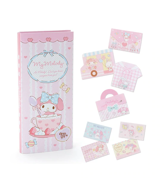 กระดาษโน๊ต เขียนจดหมายน้อยน่ารัก มายเมโลดี้ My Melody Compact Note Pad