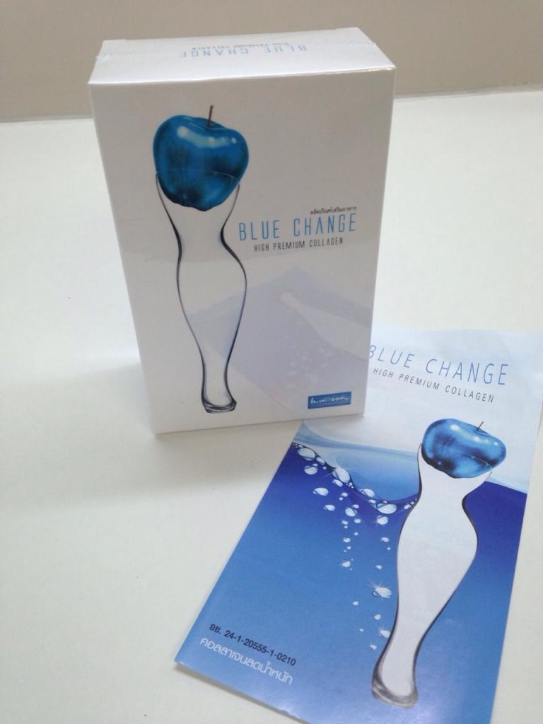 บลูเช้ง Blue Change ผลิตภัณฑ์คอลลาเจนลดน้ำหนัก ลดพลังงานเข้า เพิ่มพลังงานออก ไม่หิวบ่อย ไม่เหี่ยว พัฒนาขึ้นมาเพื่อตอบสนองกับผู้ที่ต้องการให้รูปร่างที่ดูดี โดยไม่มีผลข้างเคียง