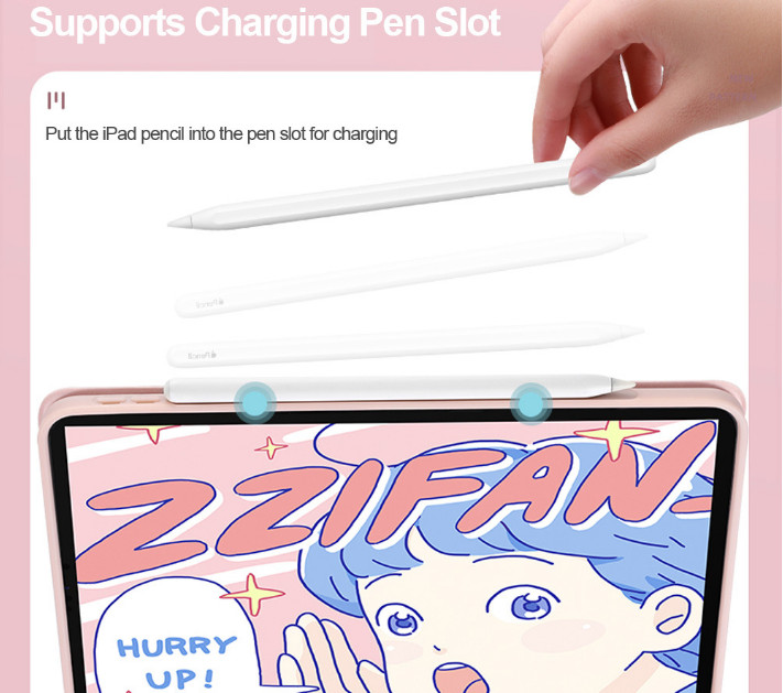 เคสคีย์บอร์ด เคส iPad Pro 11 2020 คีย์บอร์ด+ ทัชแพด มีรางปากกา ชาร์จได้ แป้นพิมพ์ไทย
