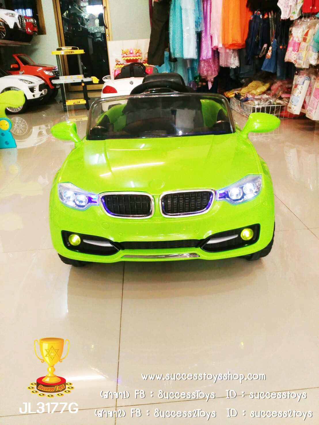 JL3177G รถแบตเตอรี่เด็กนั่งไฟฟ้า BMW 2M