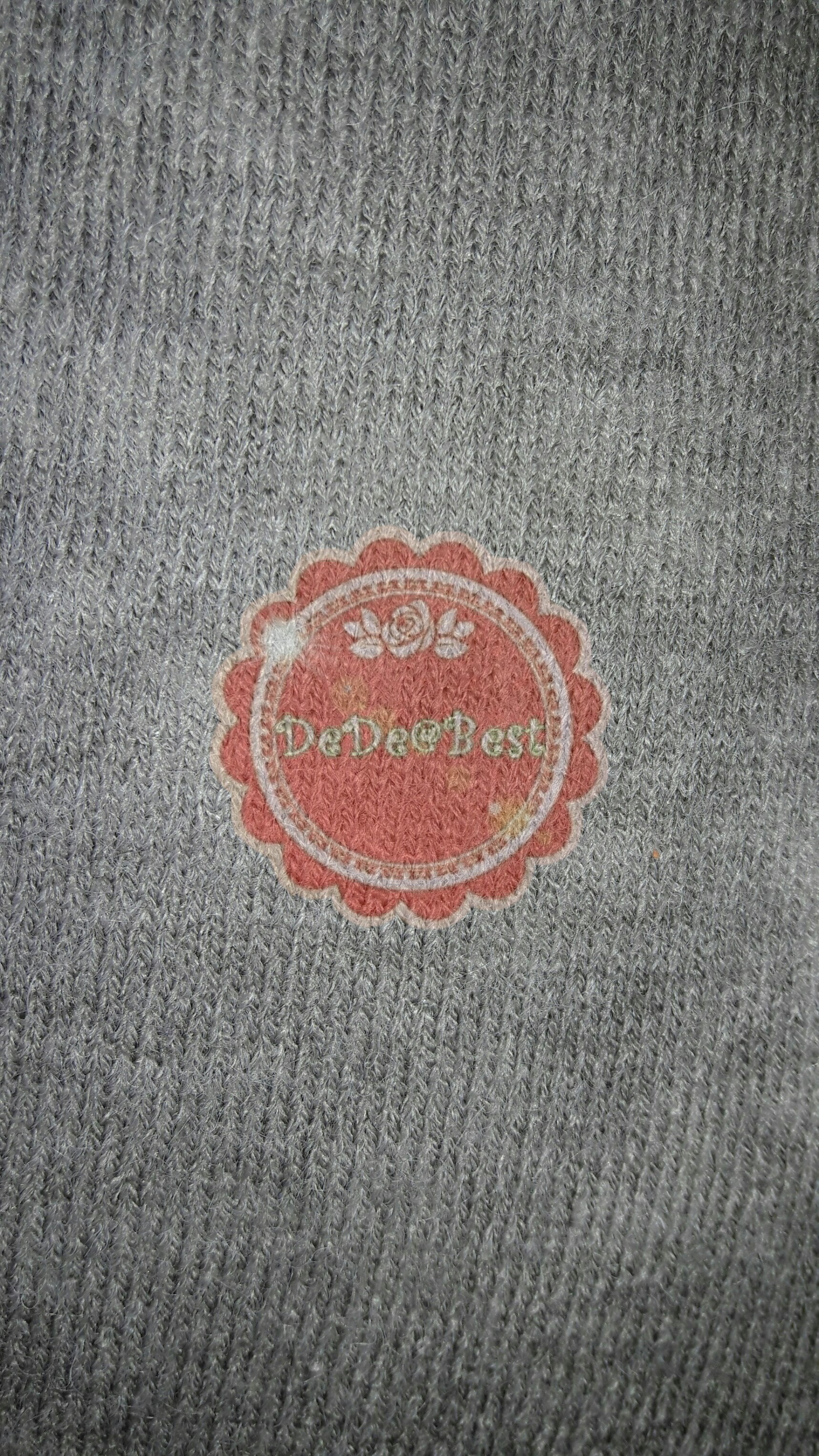 D62:2nd hand dress เอี๊ยมผ้านิ่มสีเทา-ดำ ชายกระโปรงอัดพรีทระบาย