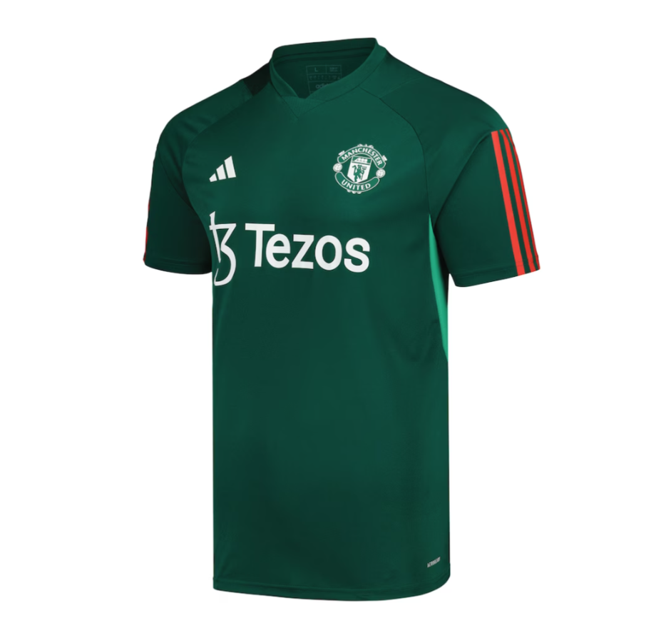 เสื้อเทรนนิ่งแมนเชสเตอร์ ยูไนเต็ด Training Jersey สีเขียวของแท้