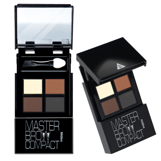 *หมดค่ะ* Mistine Master Brow Compact เขียนคิ้วแบบตลับสามเฉดสี พร้อมไฮไลท์ มีกระจกและพู่กันในตลับ