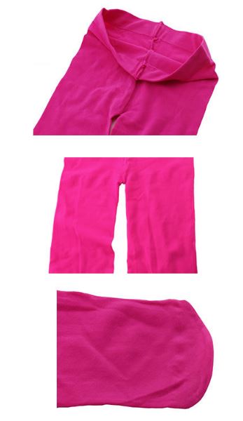 ถุงน่องเต็มตัวสีชมพูเข้ม สีสันสดใส Size S-XXL