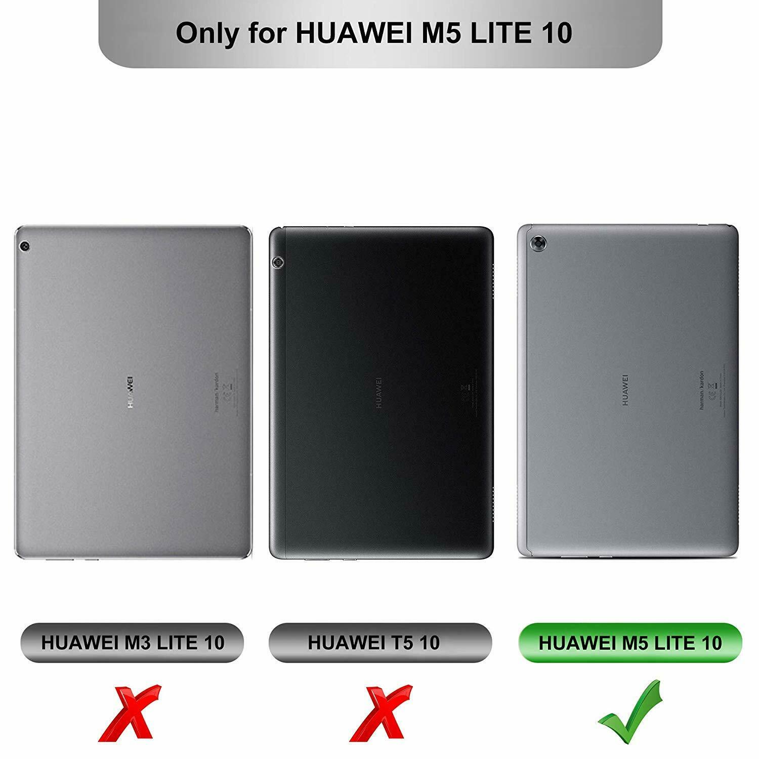 3 Fold Magnetic Smart เคส Huawei MediaPad M5 Lite 10.1 นิ้ว