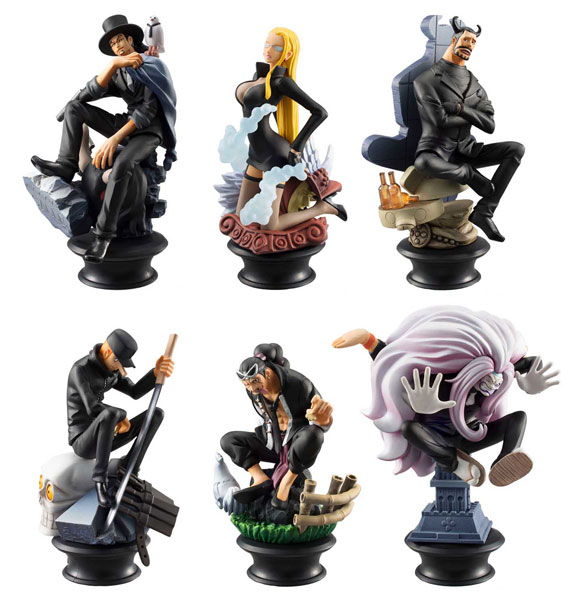 [ขายยกเซต-ฐานดำปนขาว] One Piece Chess Piece Collection R Vol.4