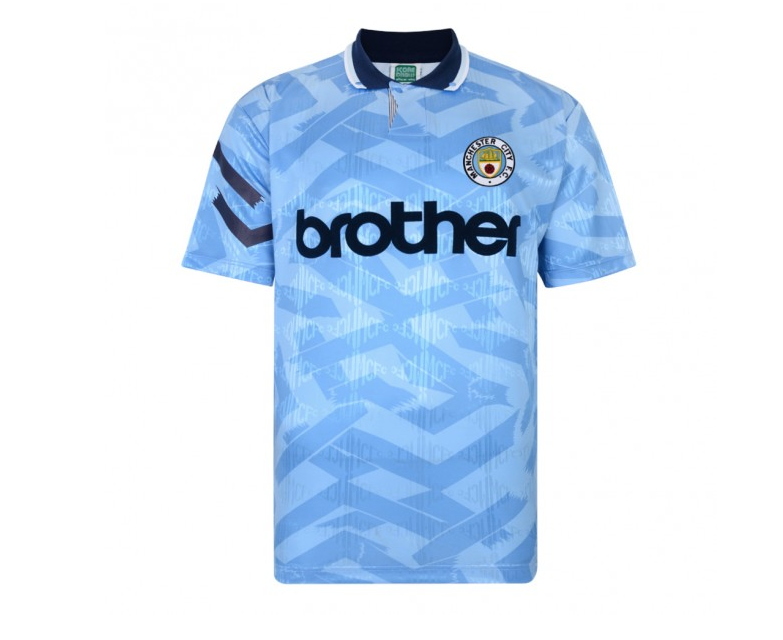 เสื้อเรทโรย้อนยุคแมนเชสเตอร์ ซิตี้ 1992 Retro ของแท้