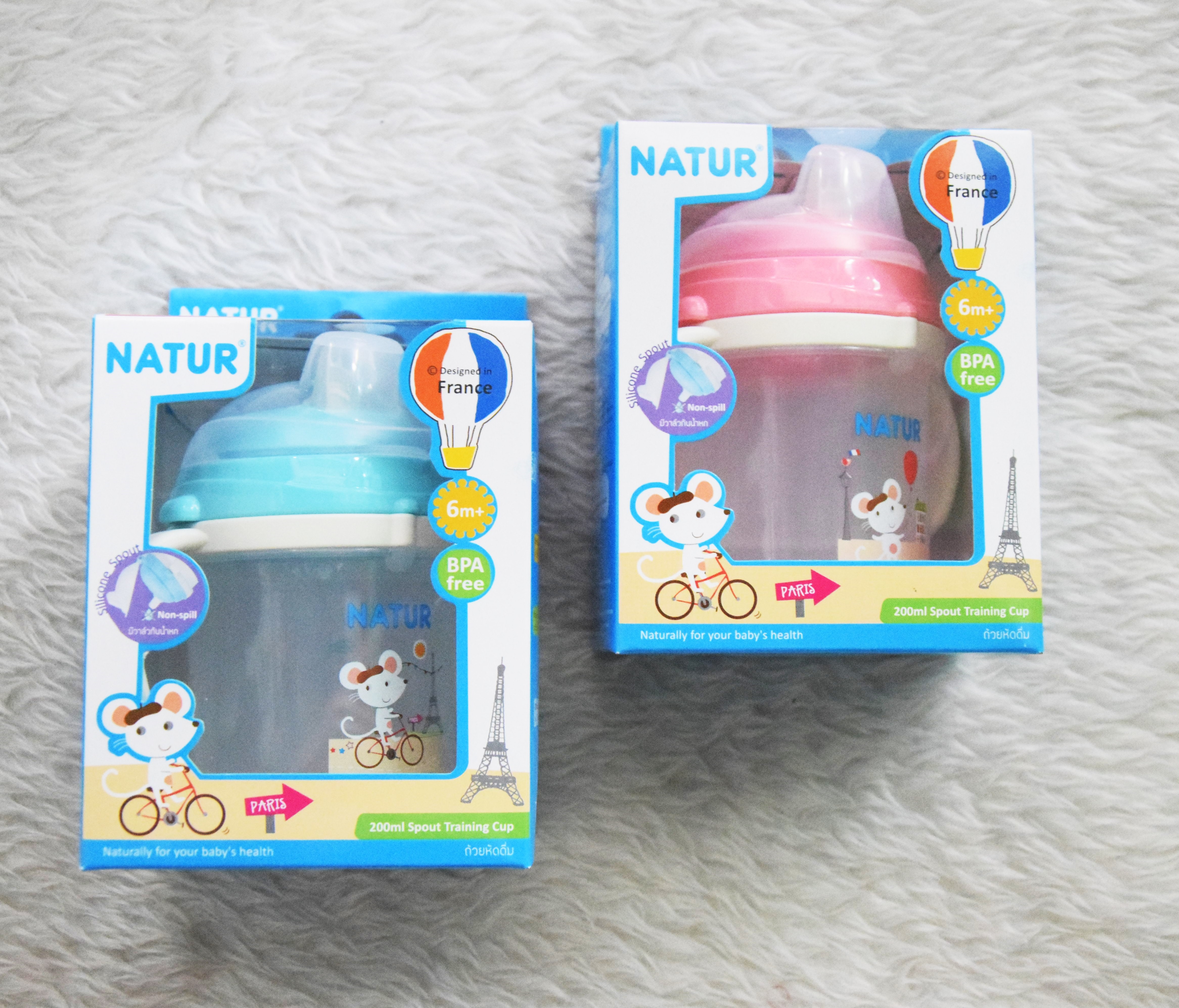 ถ้วยหัดดื่มจุกนุ่มนิ่ม Natur รุ่น Designed in France (8 m+)