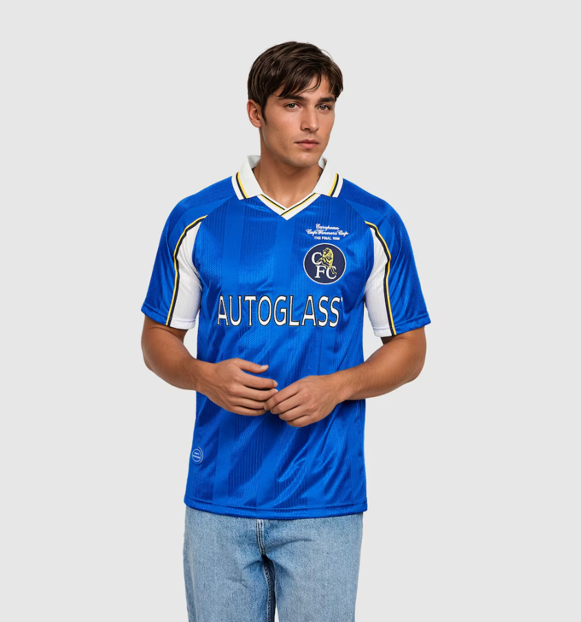 เสื้อย้อนยุคเชลซี 1998 ECWC Final ของแท้