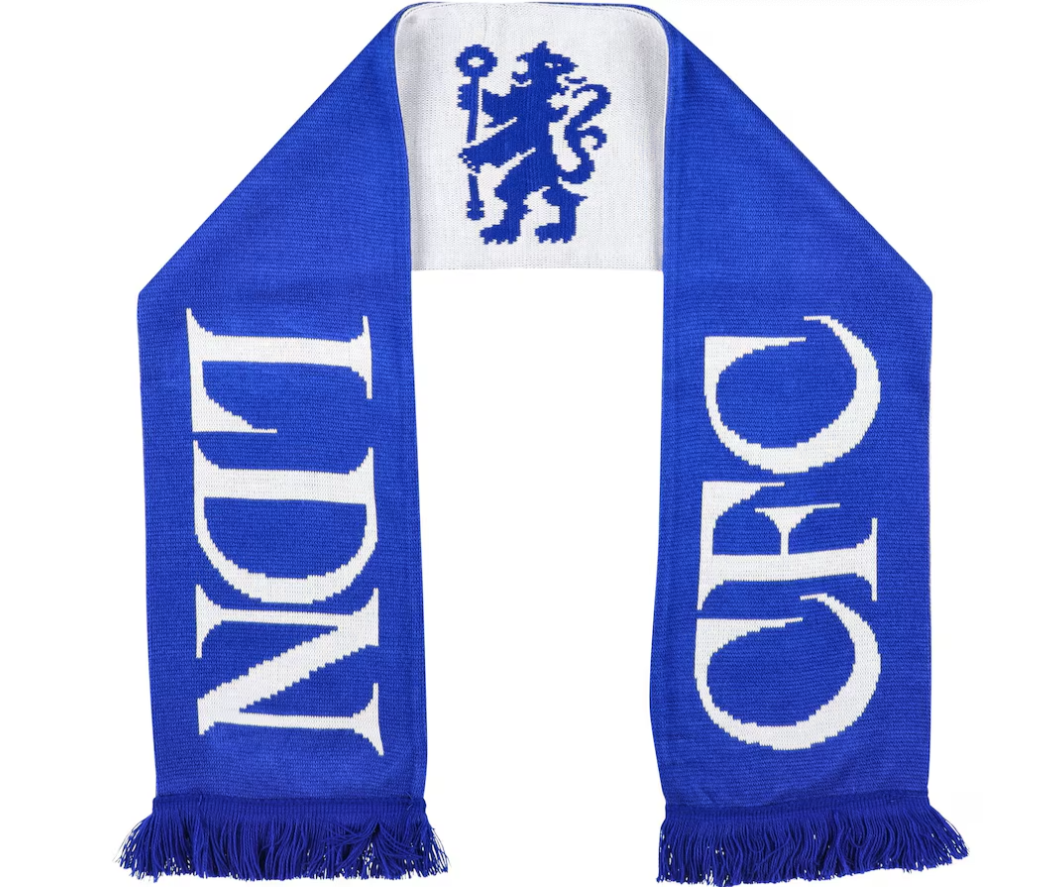 ผ้าพันคอเชลซีที่ระลึก 120 ปี Chelsea 120 Year Anniversary สีน้ำเงินของแท้