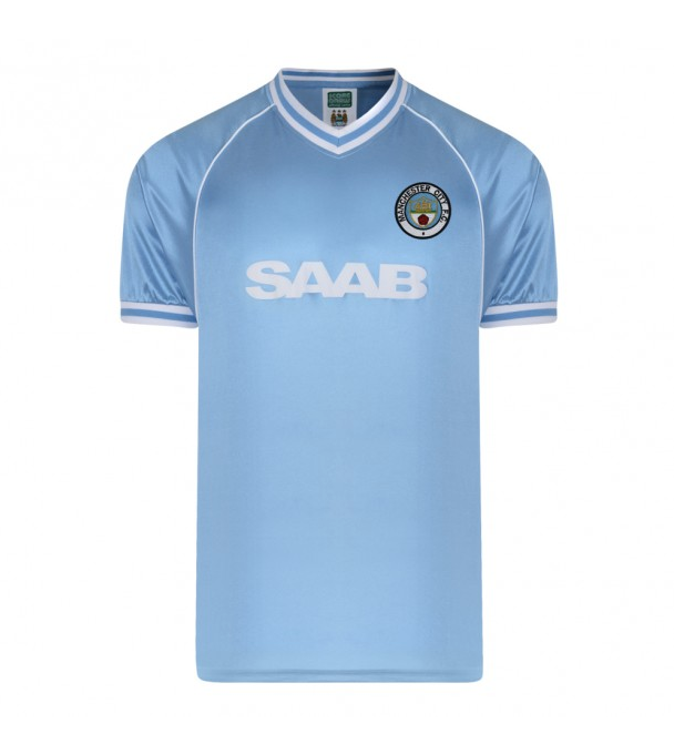 เสื้อเรทโรย้อนยุคแมนเชสเตอร์ ซิตี้ 1982 SAAP ของแท้