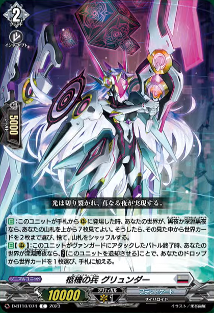 D-BT10/074 Cardinal noid Grunder C