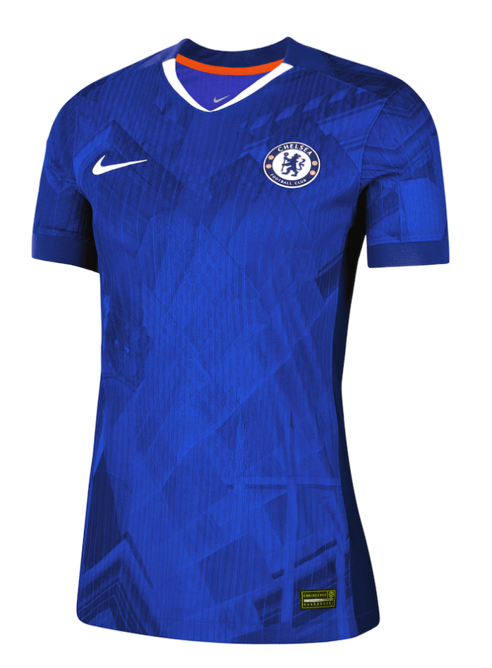 เสื้อผู้หญิงเชลซี 2025 2026 ทีมเหย้ารุ่นนักเตะ Dri-Fit Adv Home Match ของแท้