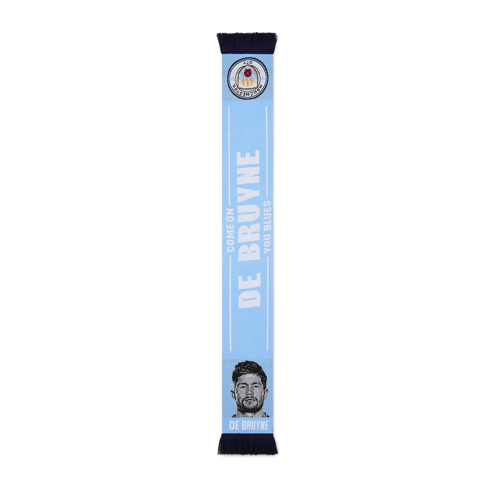 ผ้าพันคอแมนเชสเตอร์ ซิตี้ De Bruyne Face ของแท้