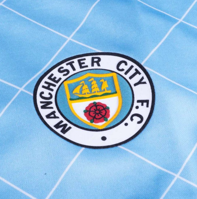เสื้อเรทโรย้อนยุคแมนเชสเตอร์ ซิตี้ 1988 Retro Football ของแท้