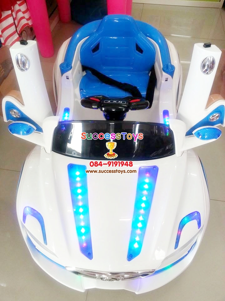 รถแบตเตอรี่เด็กนั่ง รุ่น LN012 เบนซ์ปีกนก 2 มอเตอร์ มี 4 สี แดง ขาว เขียว ม่วง