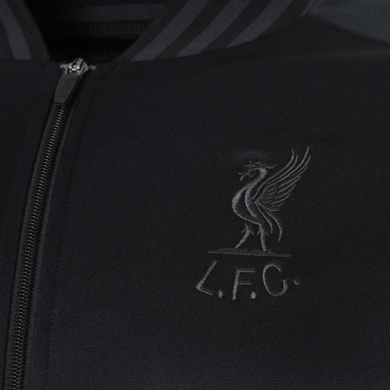 เสื้อแจ็คเก็ตลิเวอร์พูล สเปเชี่ยลอีดิชั่น SHANKLY รุ่น Black Out 2019/20 สีดำของแท้