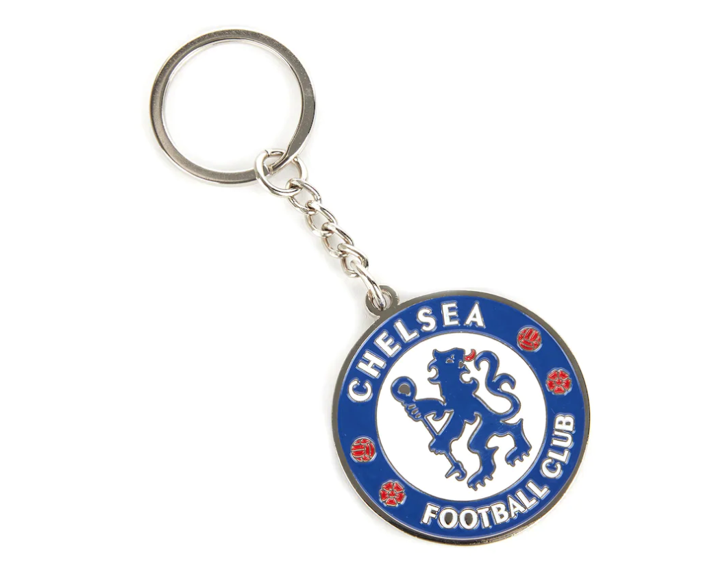พวงกุญแจที่ระลึกเชลซี Crest Keyring ของแท้