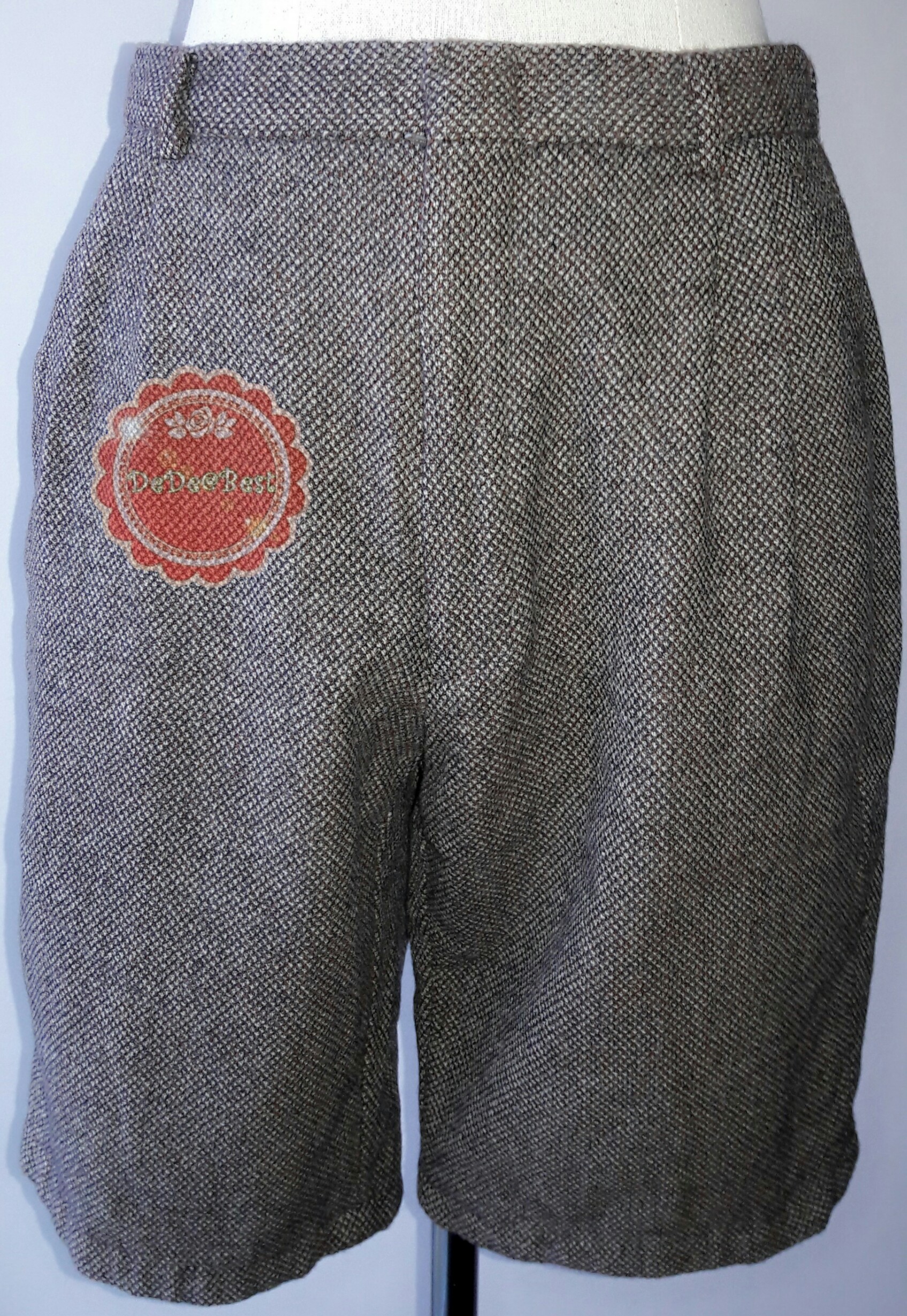 P9:2nd hand pants กางเกงขาสั้นโทนสีน้ำตาล