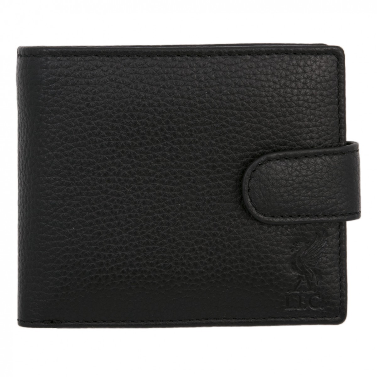 กระเป๋าสตางค์ลิเวอร์พูล Black Leather Wallet ของแท้