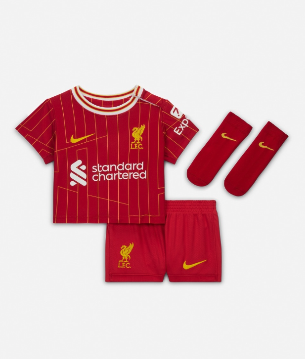 เสื้อเด็กเล็กลิเวอร์พูล 2024 2025 ทีมเหย้า Nike Infants 24/25 Home ของแท้