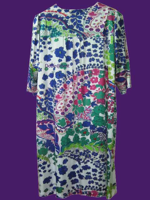 ขายแล้วค่ะ D24:Vintage dress เดรสวินเทจลายดอกไม้ผ้านิ่มลื่น❤