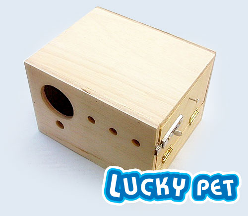 กล่องเพาะนก ใหญ่ ขนาด กว้าง21 ยาว30 สูง19.5 ซม.