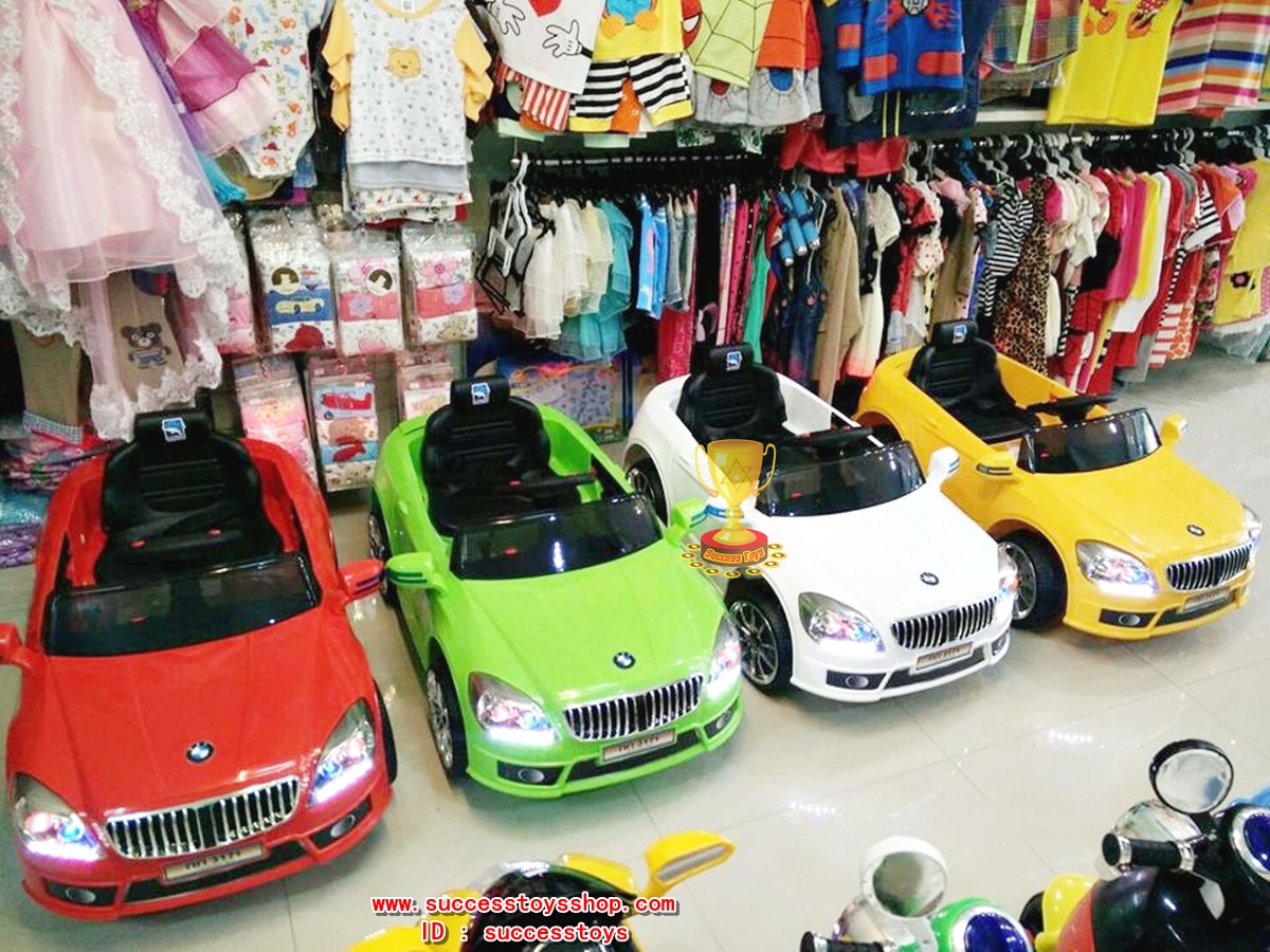 BJ3171G รถแบตเตอรี่เด็กนั่งไฟฟ้า ยี่ห้อ BMW (2มอเตอรฺ์) สีเขียว