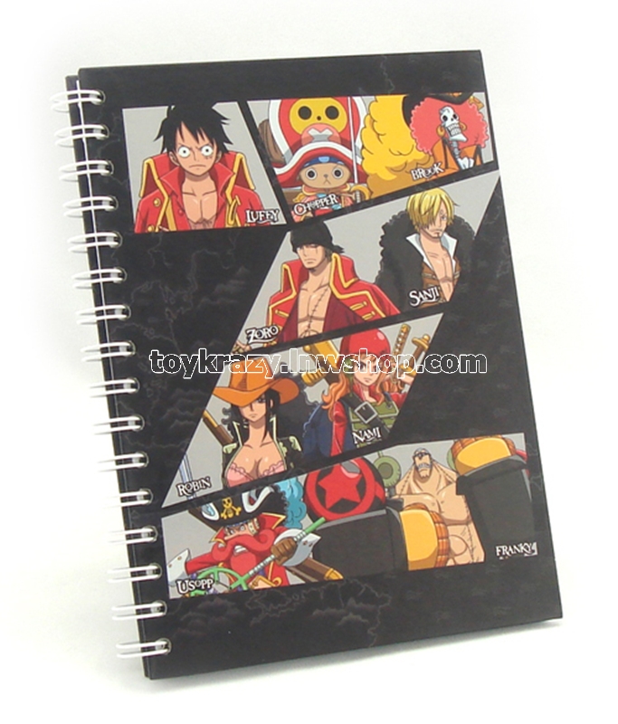 สมุดโน้ตสันห่วง One Piece Film Z มี 6 ลาย