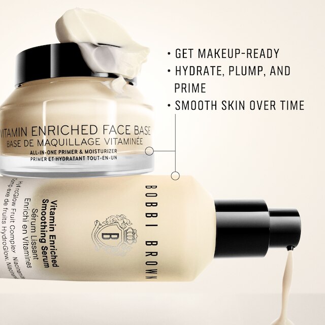 Bobbi Brown Boost Your Base Vitamin Enriched Set เซ็ทเตรียมผิวก่อนแต่งหน้าสำหรับผิวแห้ง Serum 30ml + Cream 50ml
