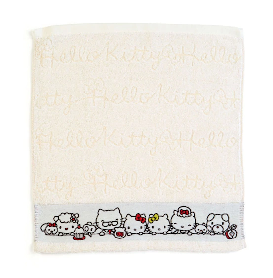 ผ้าขนหนูเช็ดหน้า เฮลโล คิตตี้ Hello Kitty Touch Wash Towel