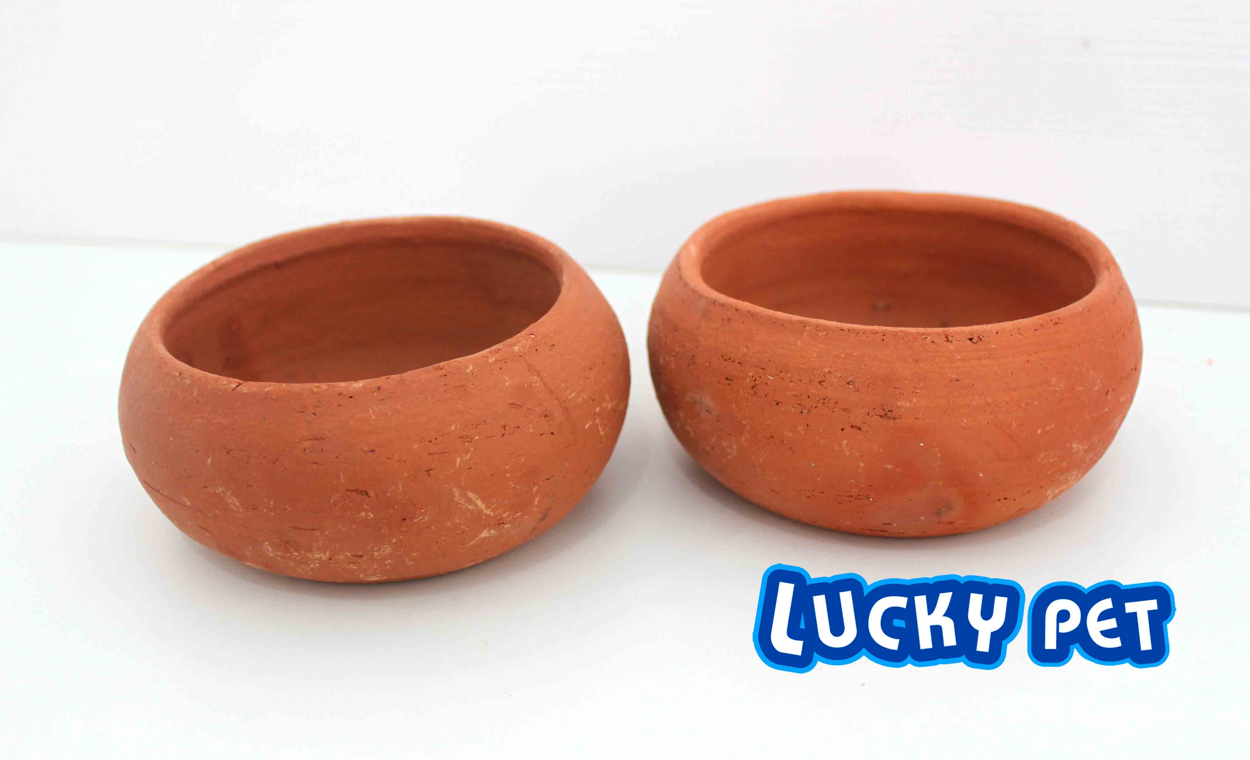 ถ้วยดินเผาใส่อาหารหนู (ใหญ่) 6 นิ้ว