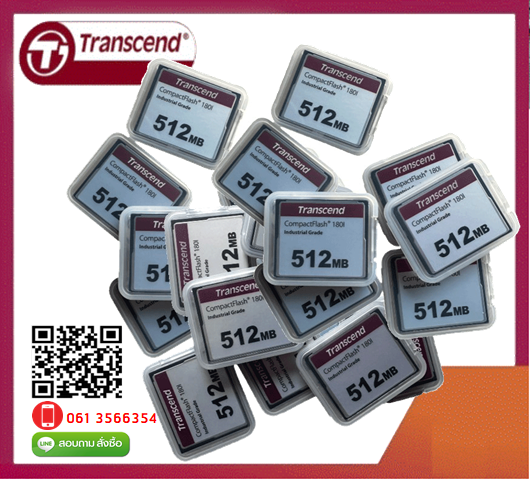 TransCend, Compact Flash Card, CF Card,512Mb,CF180,CF180I,Industrial Grade,Industrial Temp,TS512MCF180I,TS512MCF180