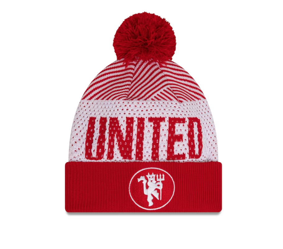 หมวกไหมพรมแมนเชสเตอร์ ยูไนเต็ด New Era Engineered Cuff Beanie ของแท้