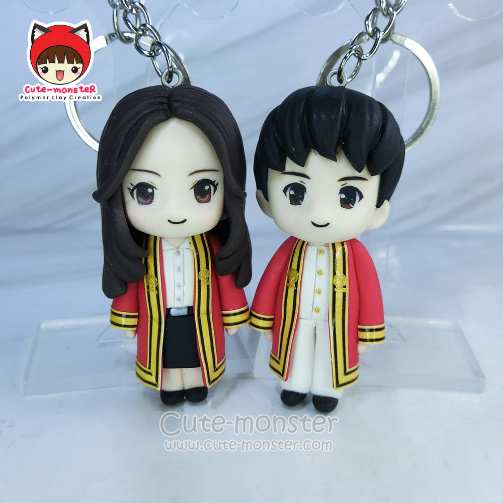 ตุ๊กตาดินปั้น รับปริญญา มหาวิทยาลัยพระจอมเกล้า
