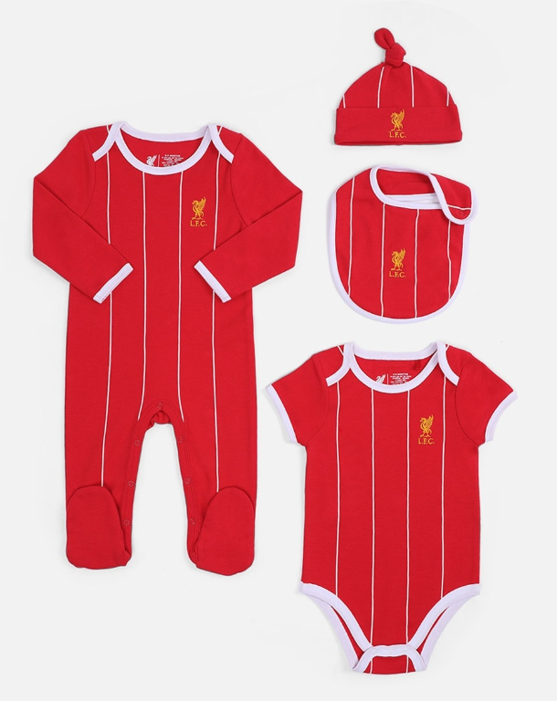 เสื้อเด็กลิเวอร์พูล 4 Piece Set Stripe ของแท้