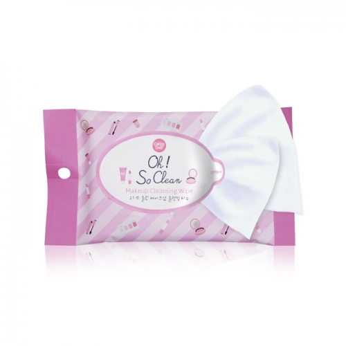 *พร้อมส่ง* Cathy Doll Oh! So Clean Makeup Cleansing Wipe โอ้! โซคลีน แผ่นทิชชู่ที่สามารถเช็ดทำความสะอาดเครื่องสำอางได้อย่างหมดจด แม้จะแต่งหน้าหนาหรือใช้เครื่องสำอางชนิดกันน้ำ (10 แผ่น)