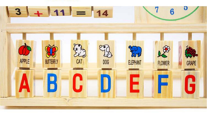 ของเล่นไม้ นาฬิกานับเลข เสริมทักษะ Multi-Purpose Computation Frames