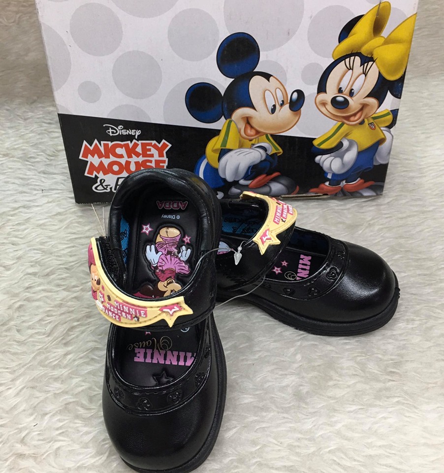 รองเท้านักเรียน ADDA Minnie mouse สีดำ