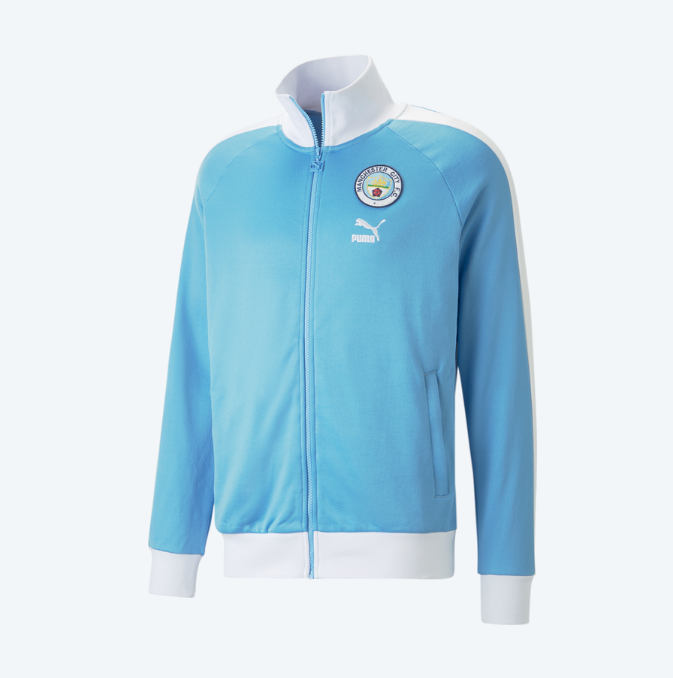เสื้อแจ็คเก็ตแมนเชสเตอร์ ซิตี้ FtblHeritage T7 สีฟ้าของแท้