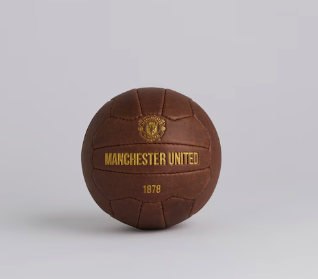 ลูกฟุตบอลแมนเชสเตอร์ ยูไนเต็ด SIze 1 Heritage Ball Brown ของแท้