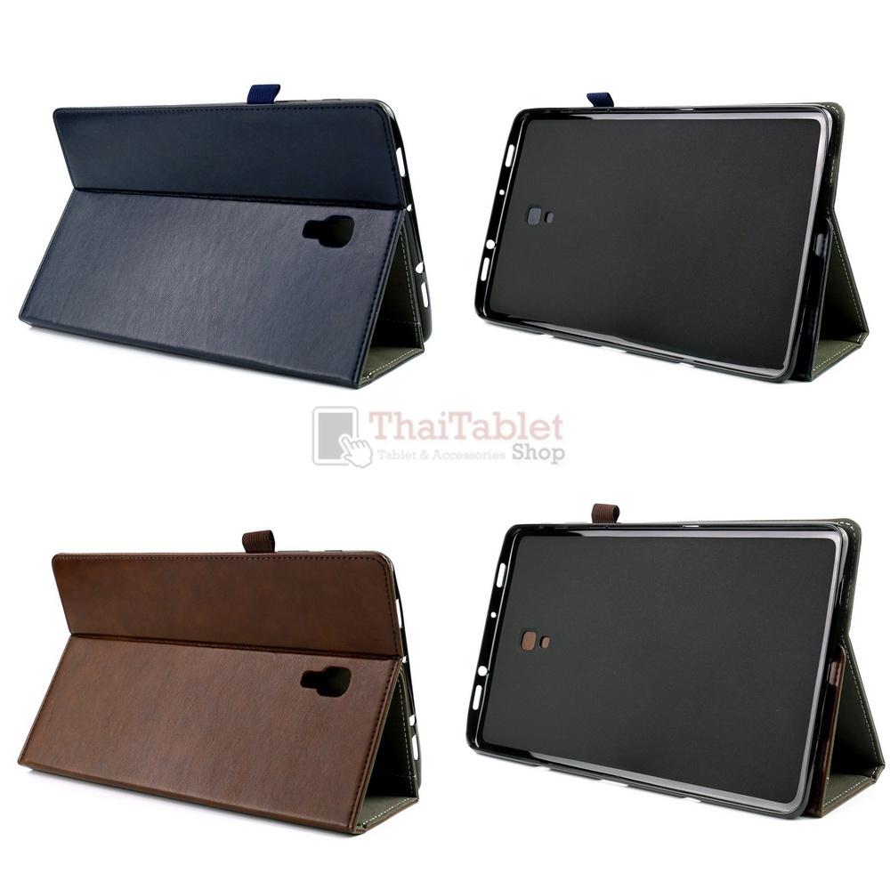 เคส Samsung Galaxy Tab A 10.5 T590 T595 รุ่น Multi Function มาพร้อมสายรัดปากกา